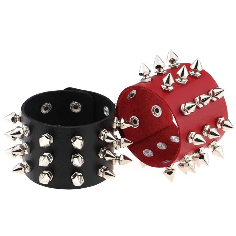 PUNK TAPERED RIVET BRACELET UB3176