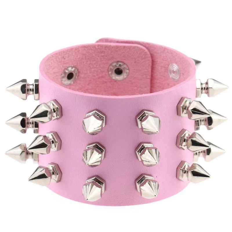 PUNK TAPERED RIVET BRACELET UB3176