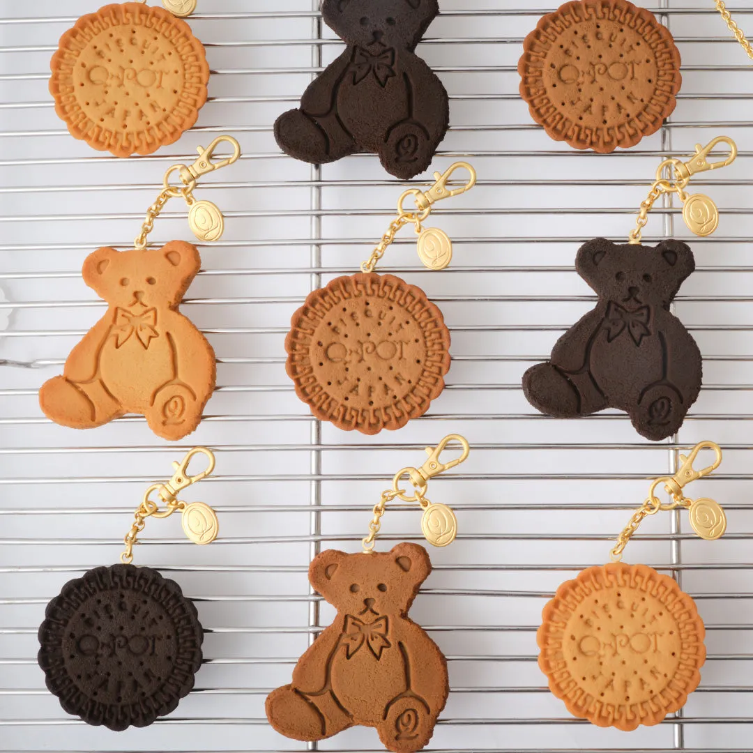 Q-pot. Original Freshly Baked Cookie Necklace (Plain)【Japan Jewelry】