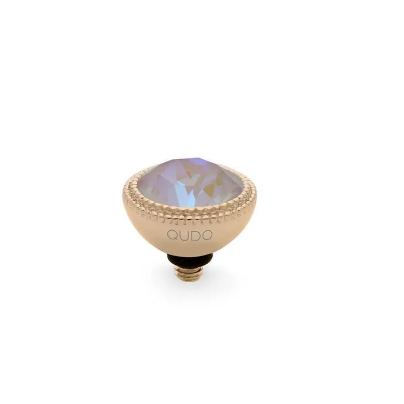 Qudo Fabero 11mm Gold Topper - Dusty Pink Delite