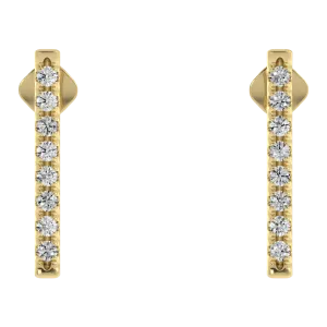 Radiance Diamond Bar Earrings