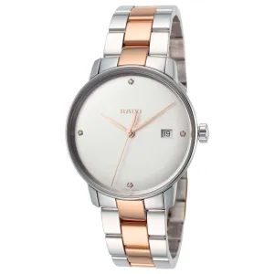 Rado Coupole Classic Two-tone Stainless Steel White Dial Quartz Watch for Gents - R22864722