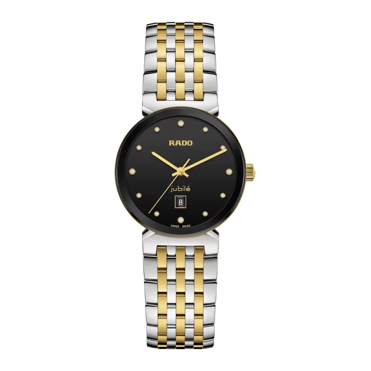 Rado Florence Classic Diamond 2 tones YG PVD Quartz 30mm
