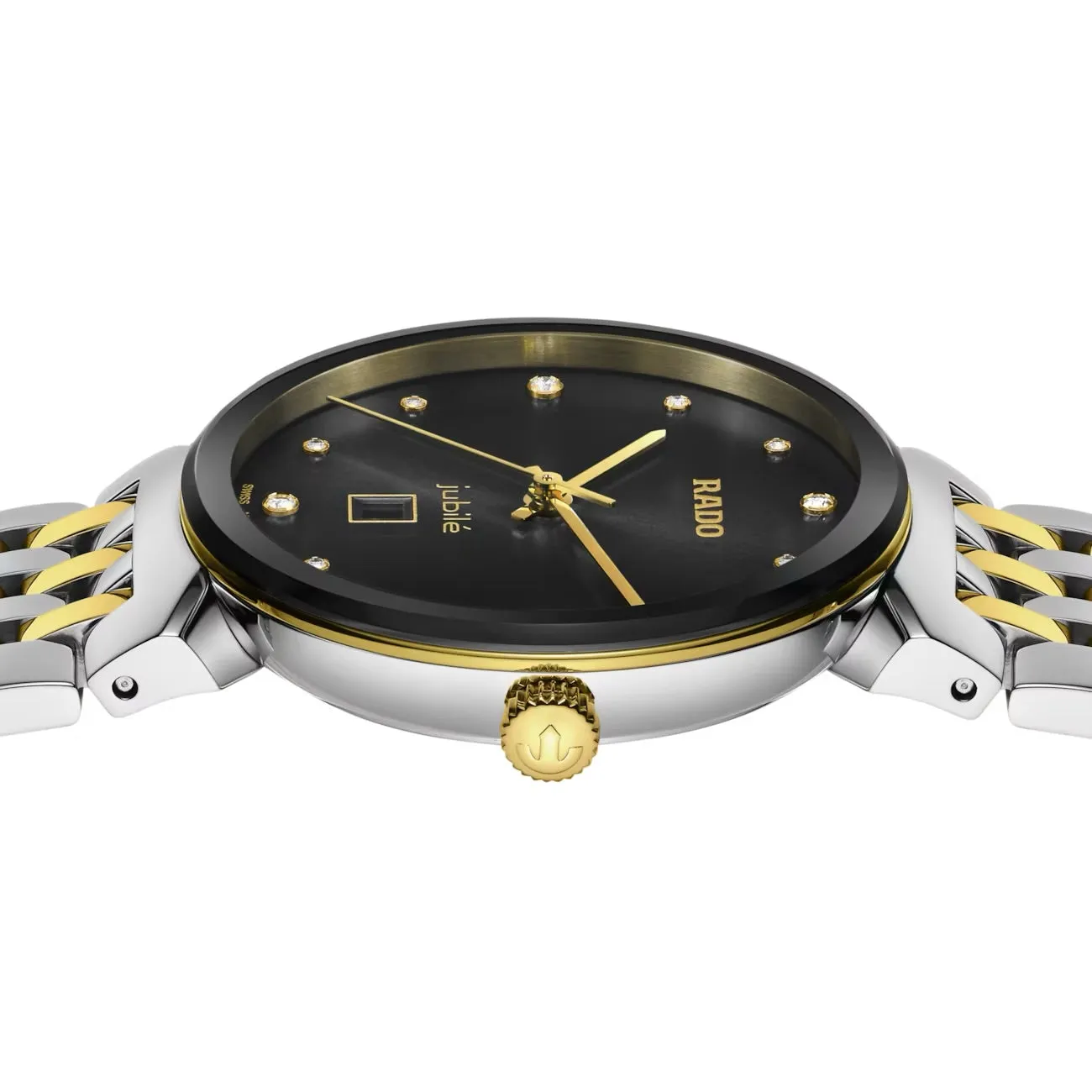 Rado Florence Classic Diamond 2 tones YG PVD Quartz 30mm