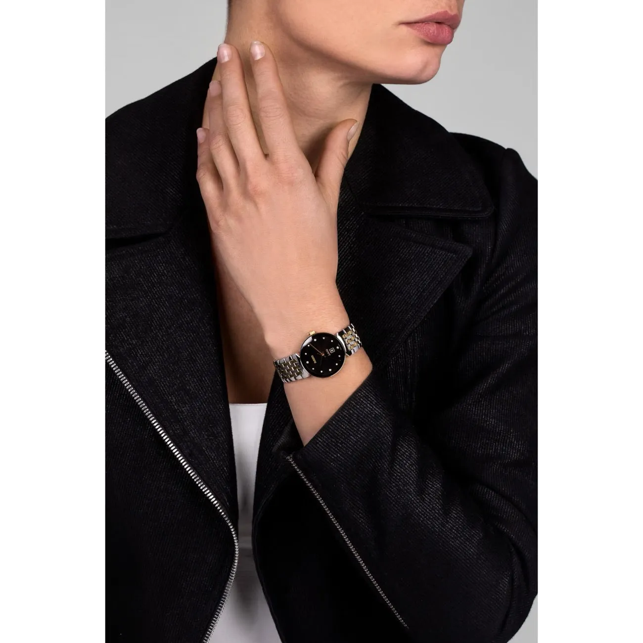 Rado Florence Classic Diamond 2 tones YG PVD Quartz 30mm