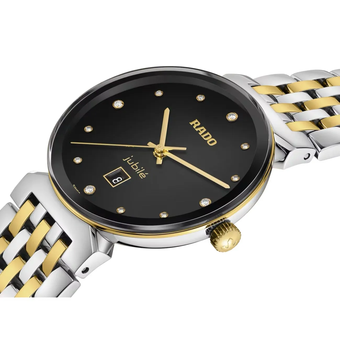 Rado Florence Classic Diamond 2 tones YG PVD Quartz 30mm