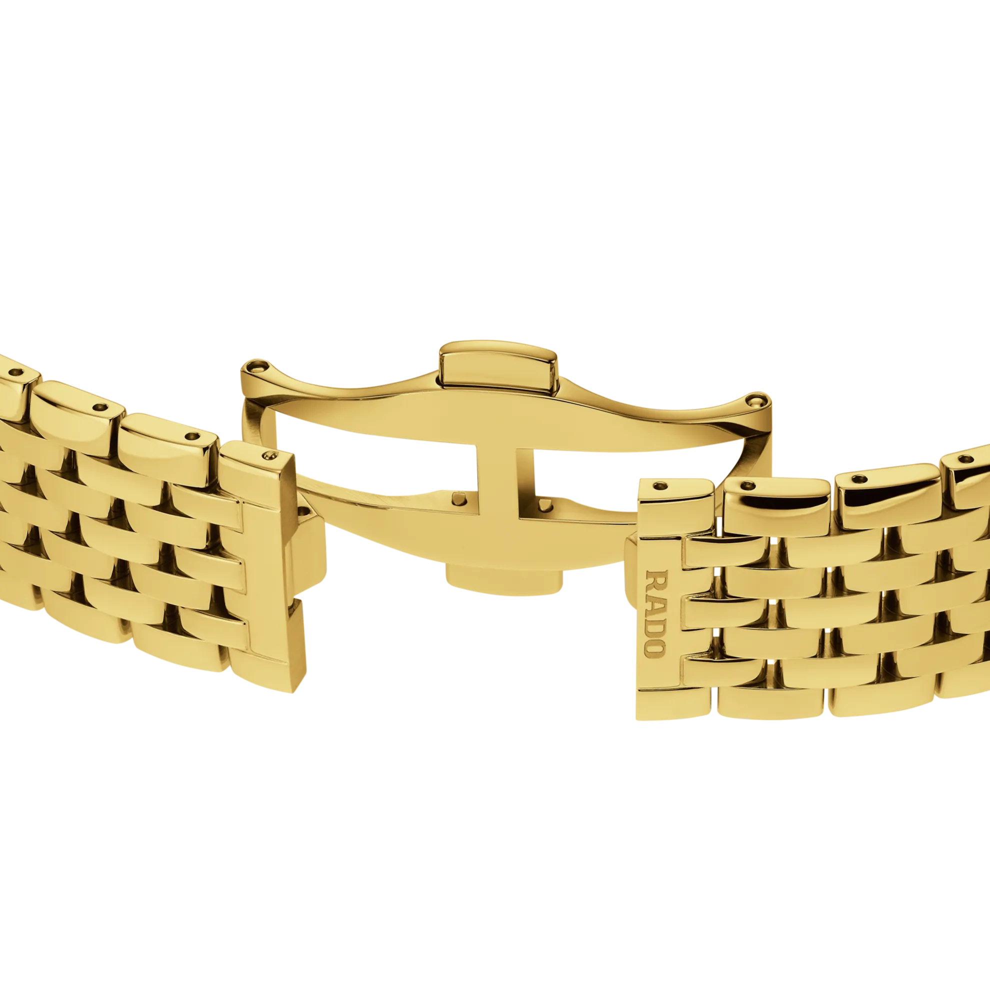 Rado Florence Classic Diamond Gold Dial YG PVD Quartz 38mm
