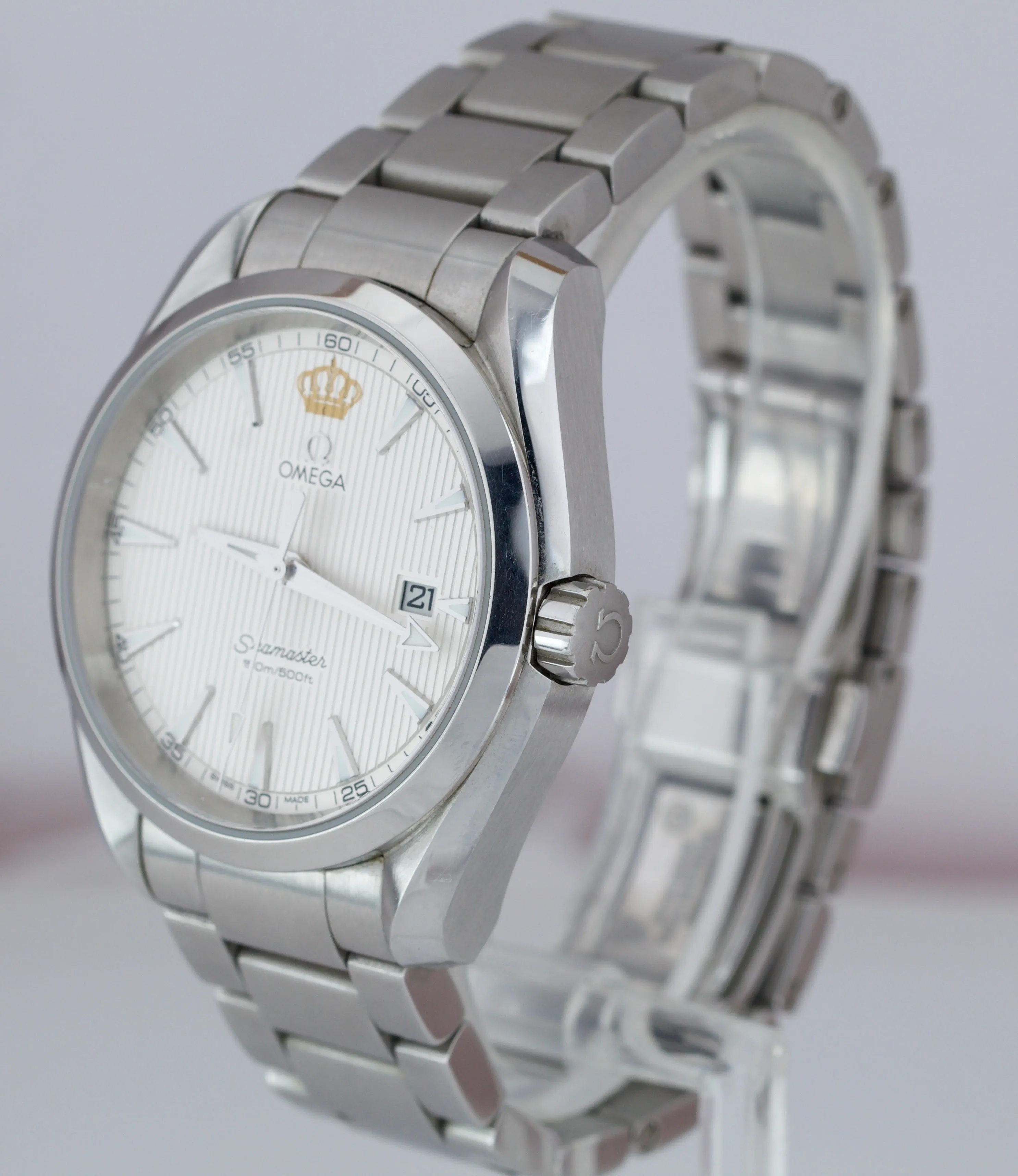 RARE Omega Seamaster Aqua Terra KING JORDAN HUSSEIN 231.10.39.61.02.001 38.5mm