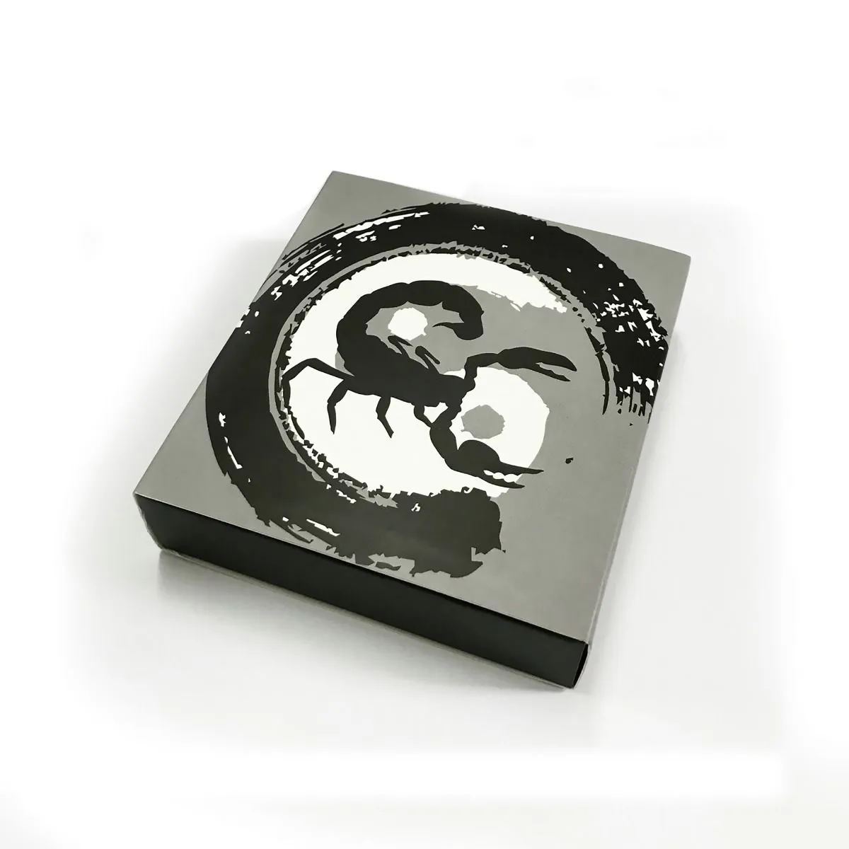 Real Black Emperor and Bark Scorpion Necklace Friendship Valentines Style White and Black 2 Real Nature Gifts