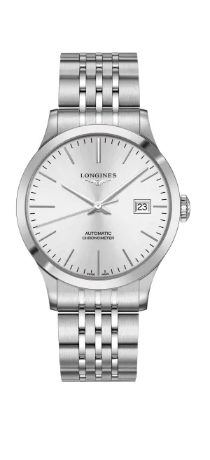 Record Sunray Silver 40mm