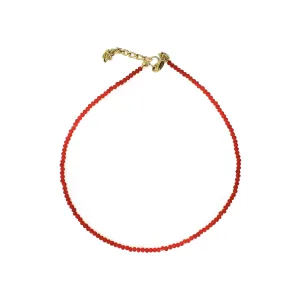 Red Beaded Choker