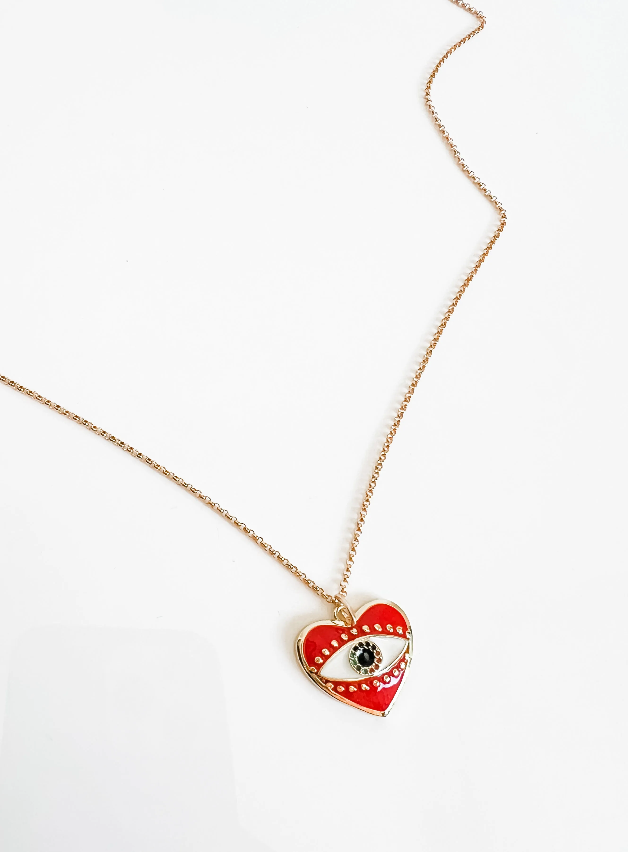RED EVIL EYE CHAIN