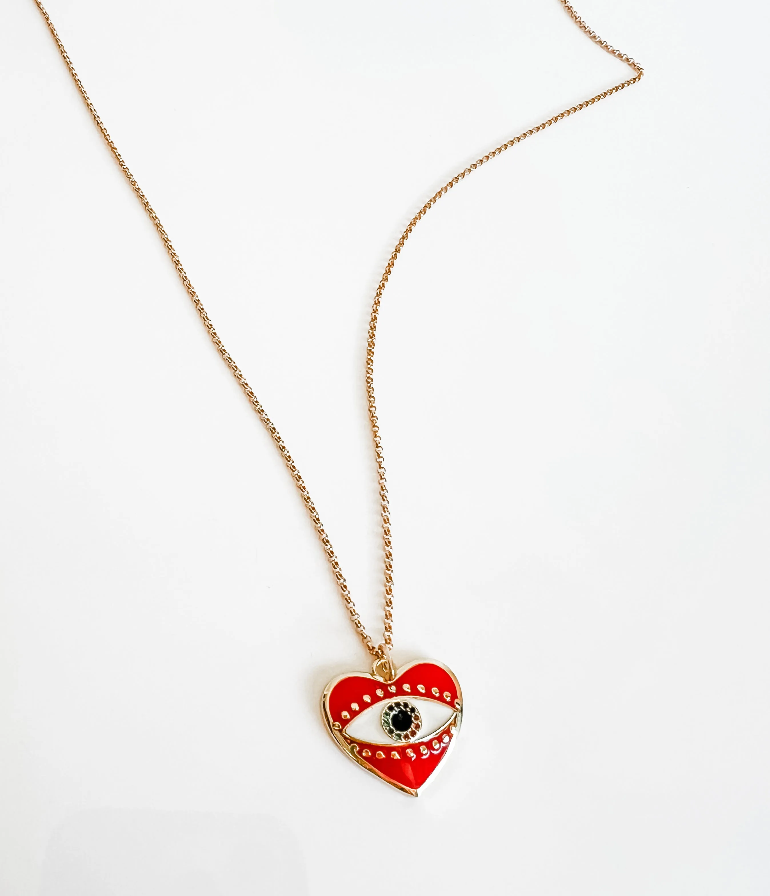 RED EVIL EYE CHAIN