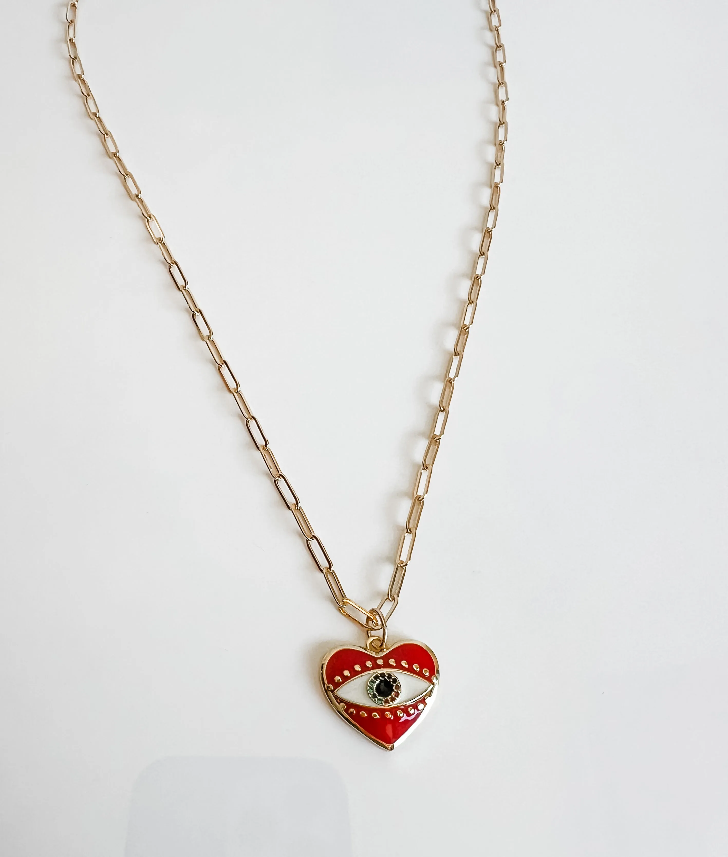 RED EVIL EYE CHAIN