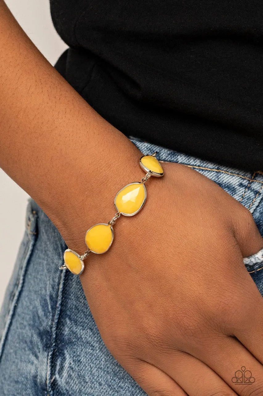 REIGNy Days Yellow Paparazzi Bracelet