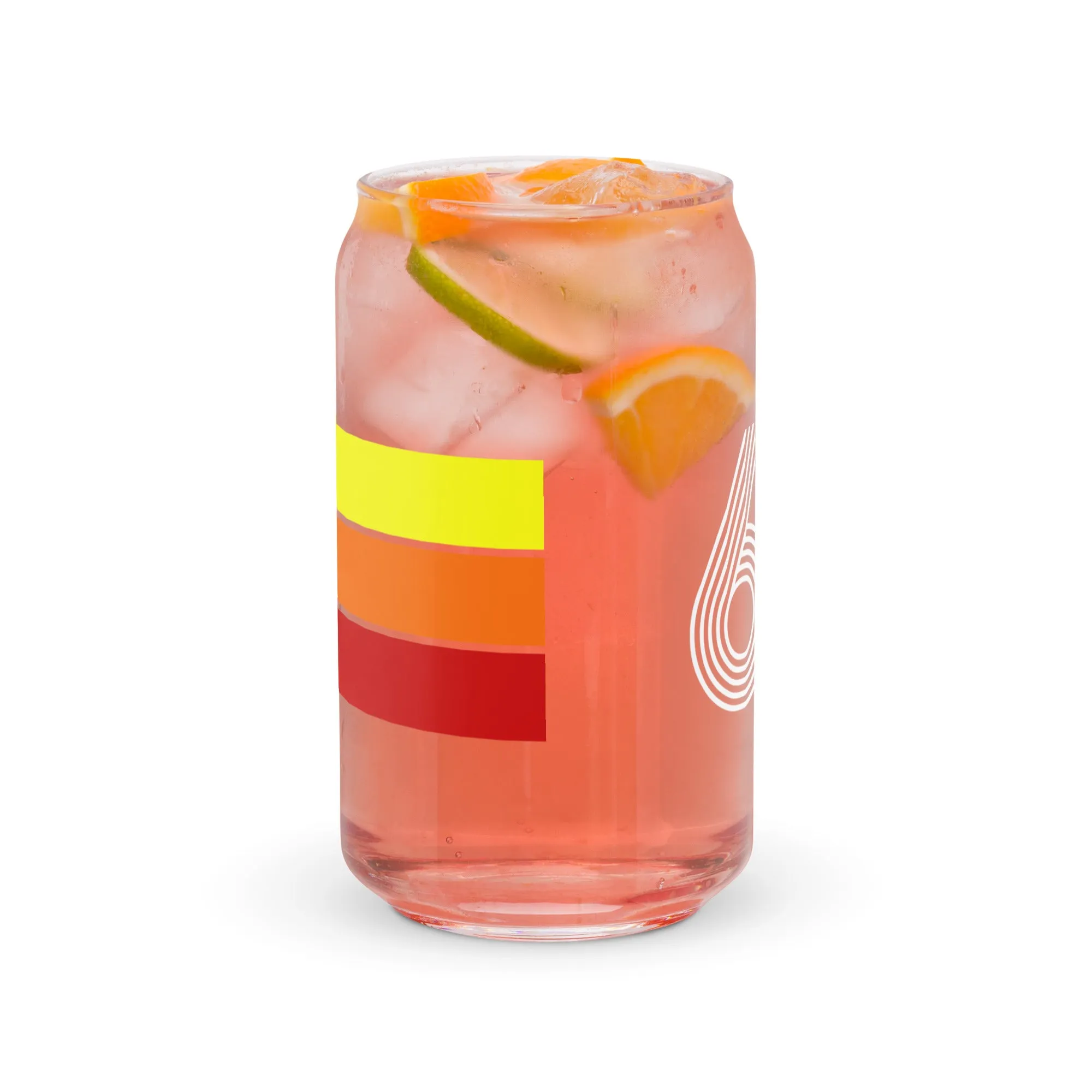 Retro 1969 Can-shaped glass