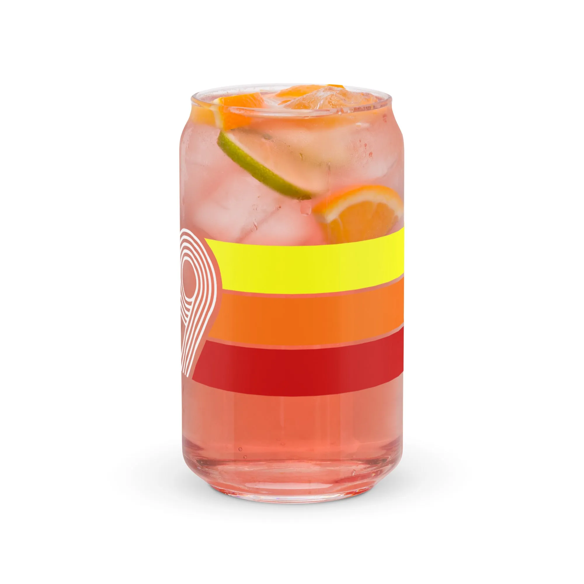 Retro 1969 Can-shaped glass