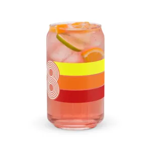 Retro 1998 Can-shaped glass