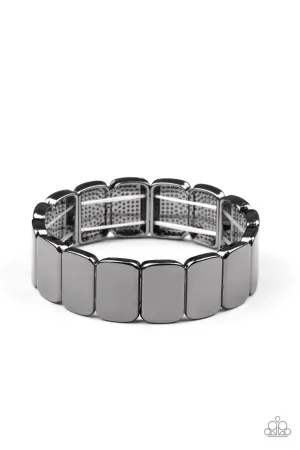 Retro Effect Black Paparazzi Bracelet