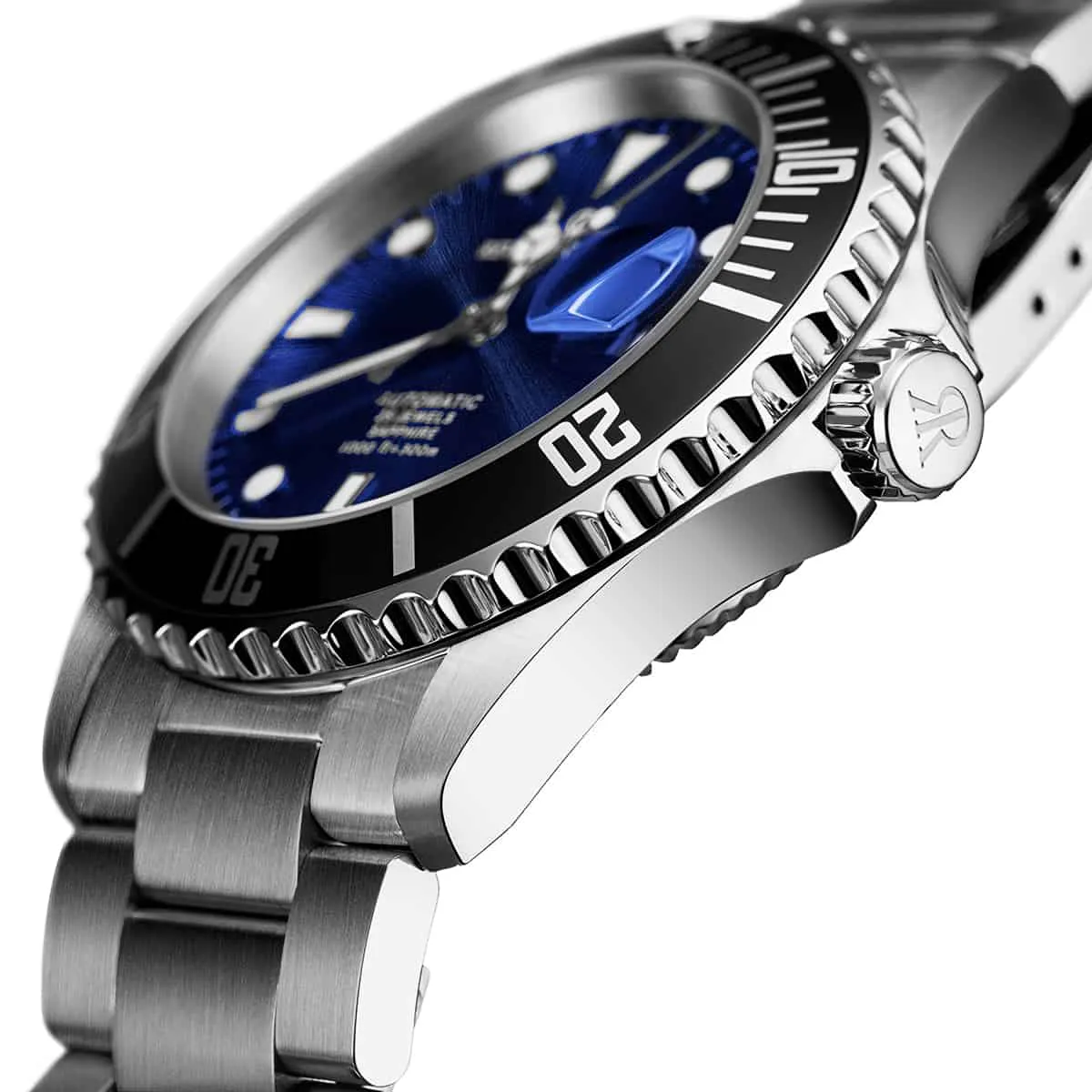 Revue Thommen Men's 17571.2123 'Diver' Blue Dial Stainless Steel Swiss Automatic Watch