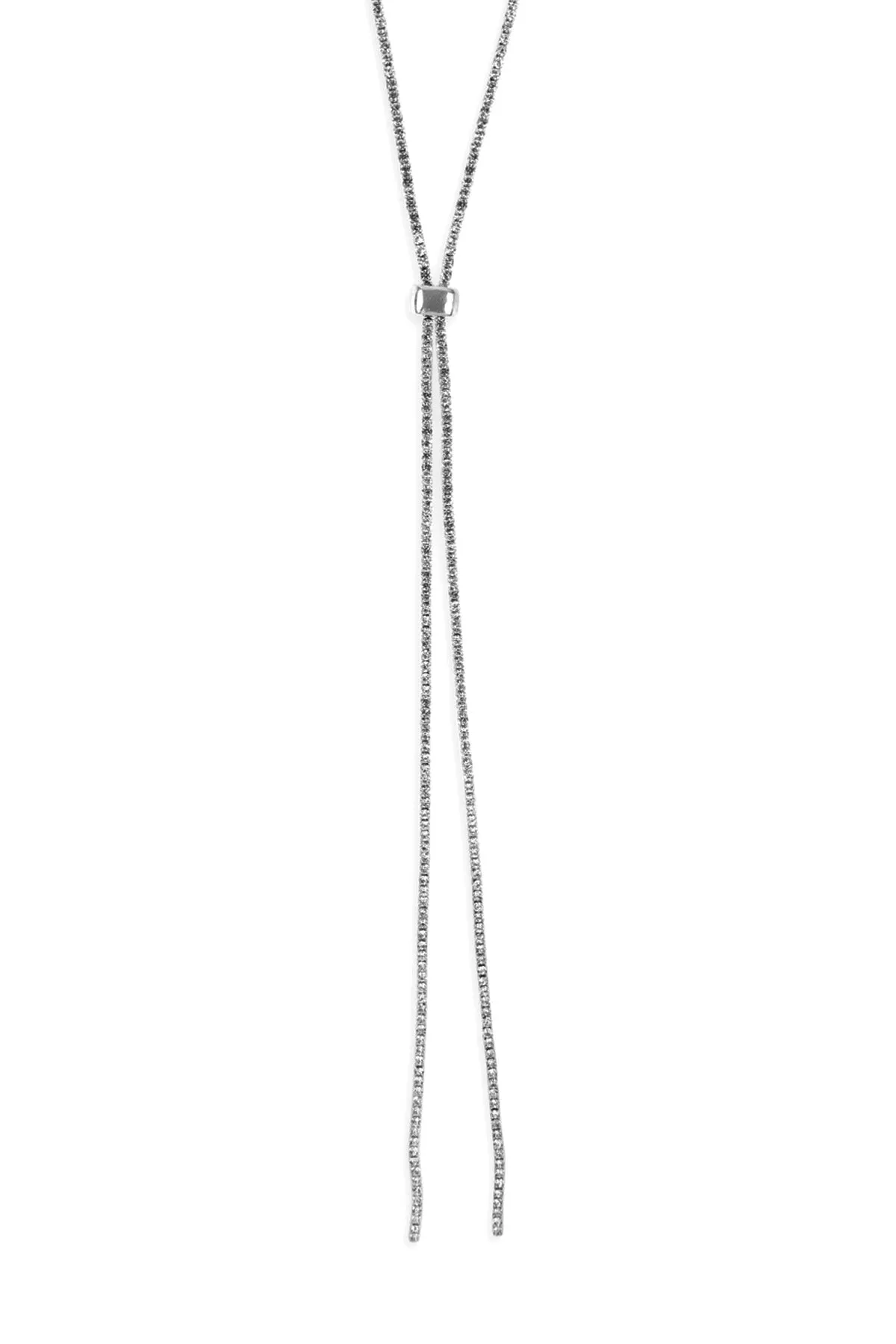 RHINESTONE 47" SLIDER NECKLACE