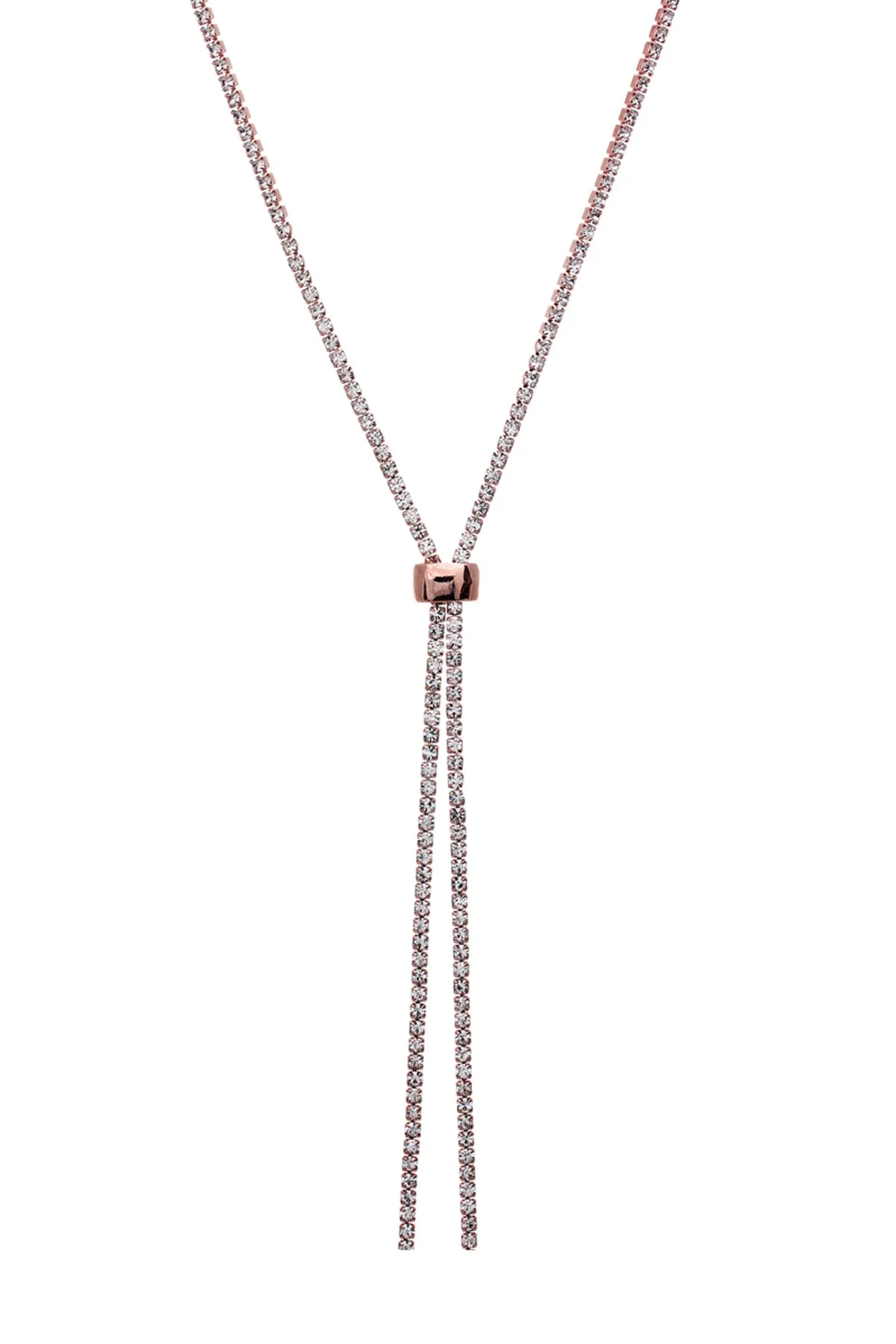 RHINESTONE 47" SLIDER NECKLACE