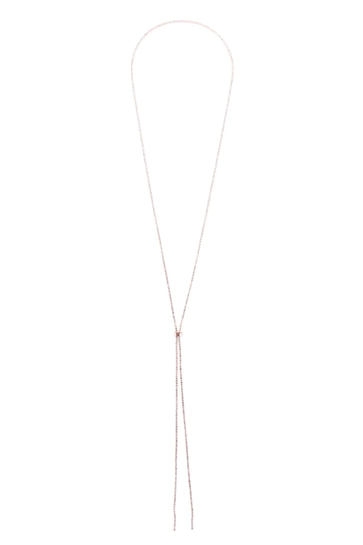 RHINESTONE 47" SLIDER NECKLACE