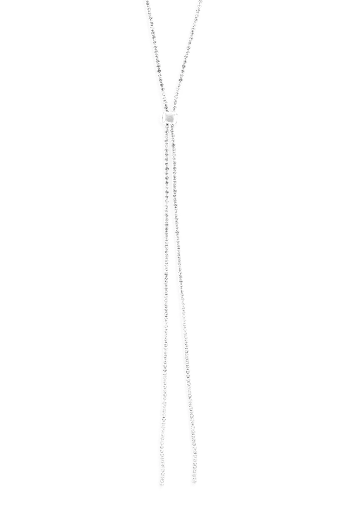 RHINESTONE 47" SLIDER NECKLACE