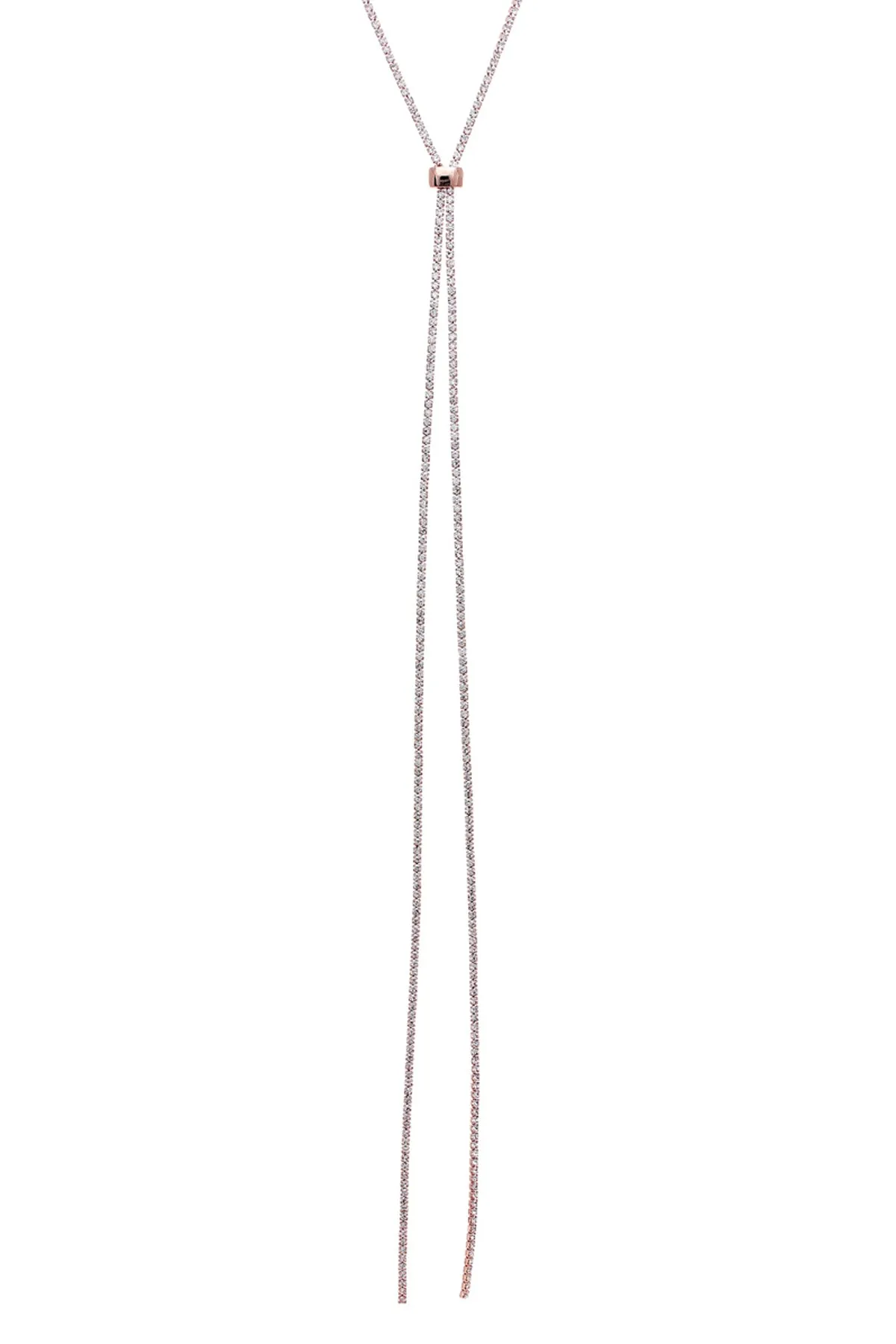 RHINESTONE 47" SLIDER NECKLACE
