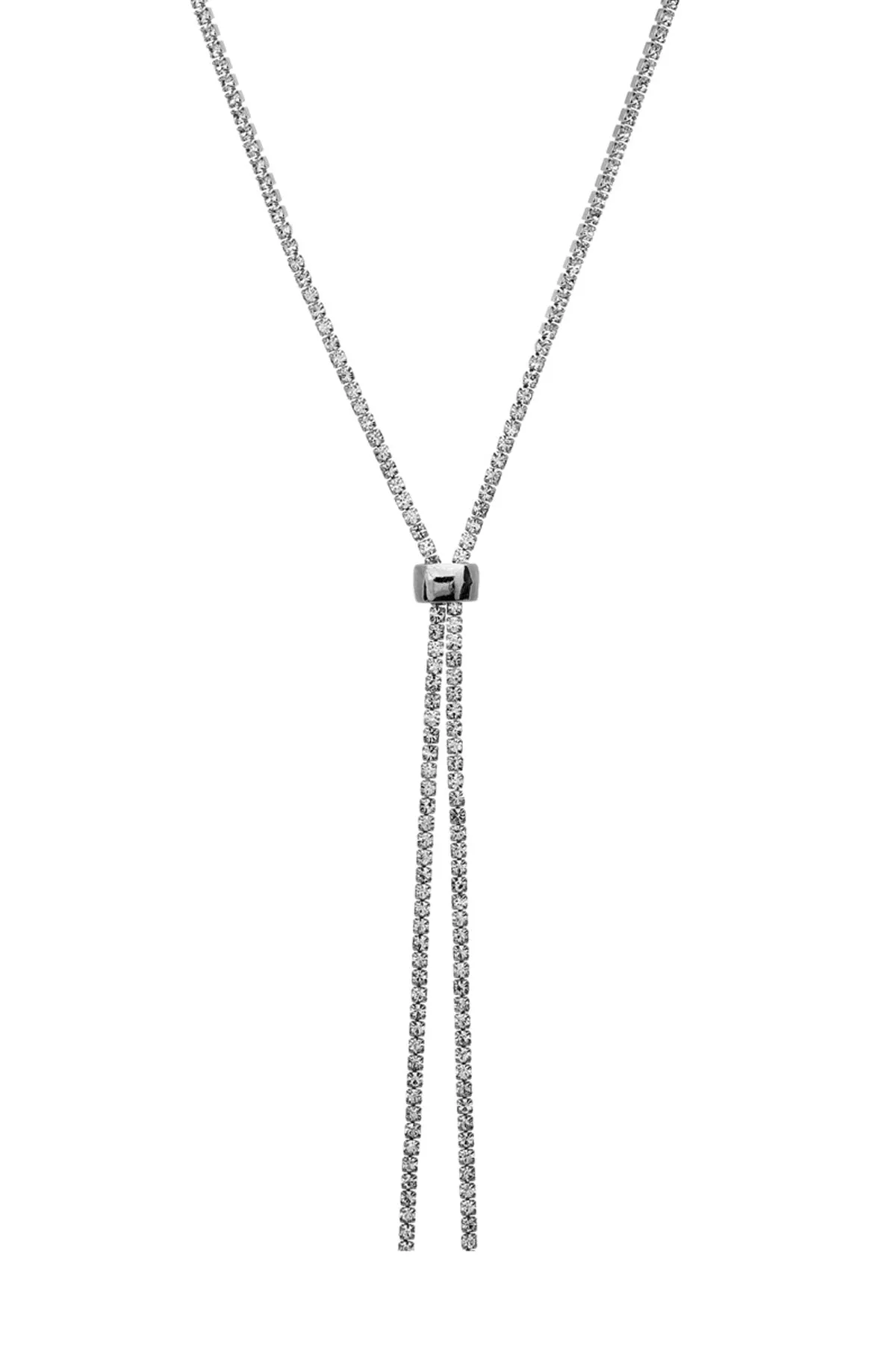 RHINESTONE 47" SLIDER NECKLACE