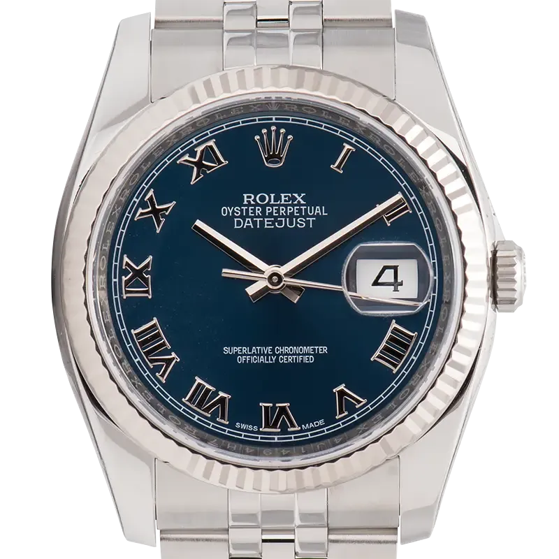 Rolex DateJust 36mm Stainless Steel Blue Dial Oyster 116234