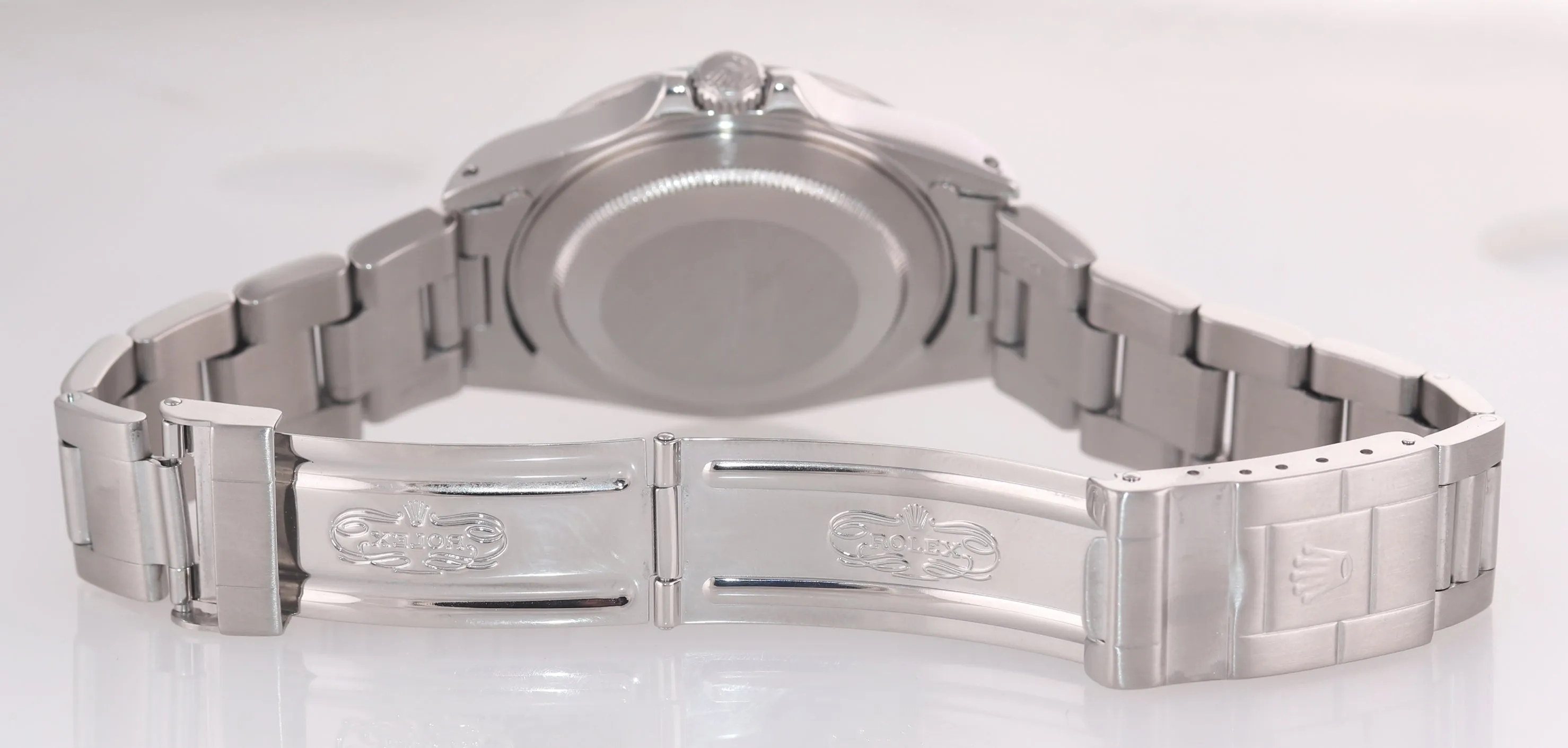 Rolex Explorer 2 16570 Steel White Polar GMT TRITIUM Dial 40mm Watch Box