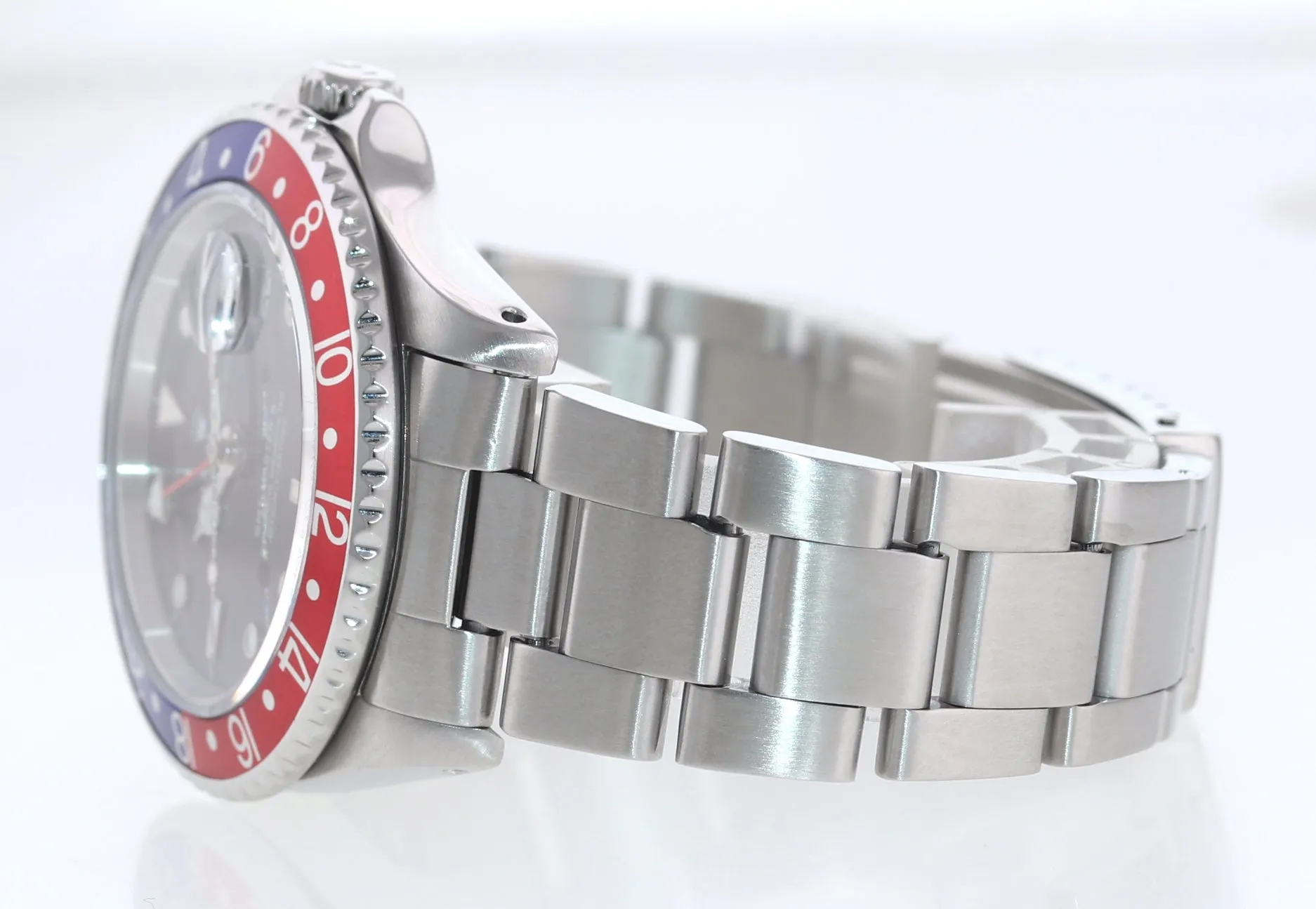 Rolex GMT-Master 2 Pepsi 40mm Steel 40mm 16710 Blue Red Watch Box