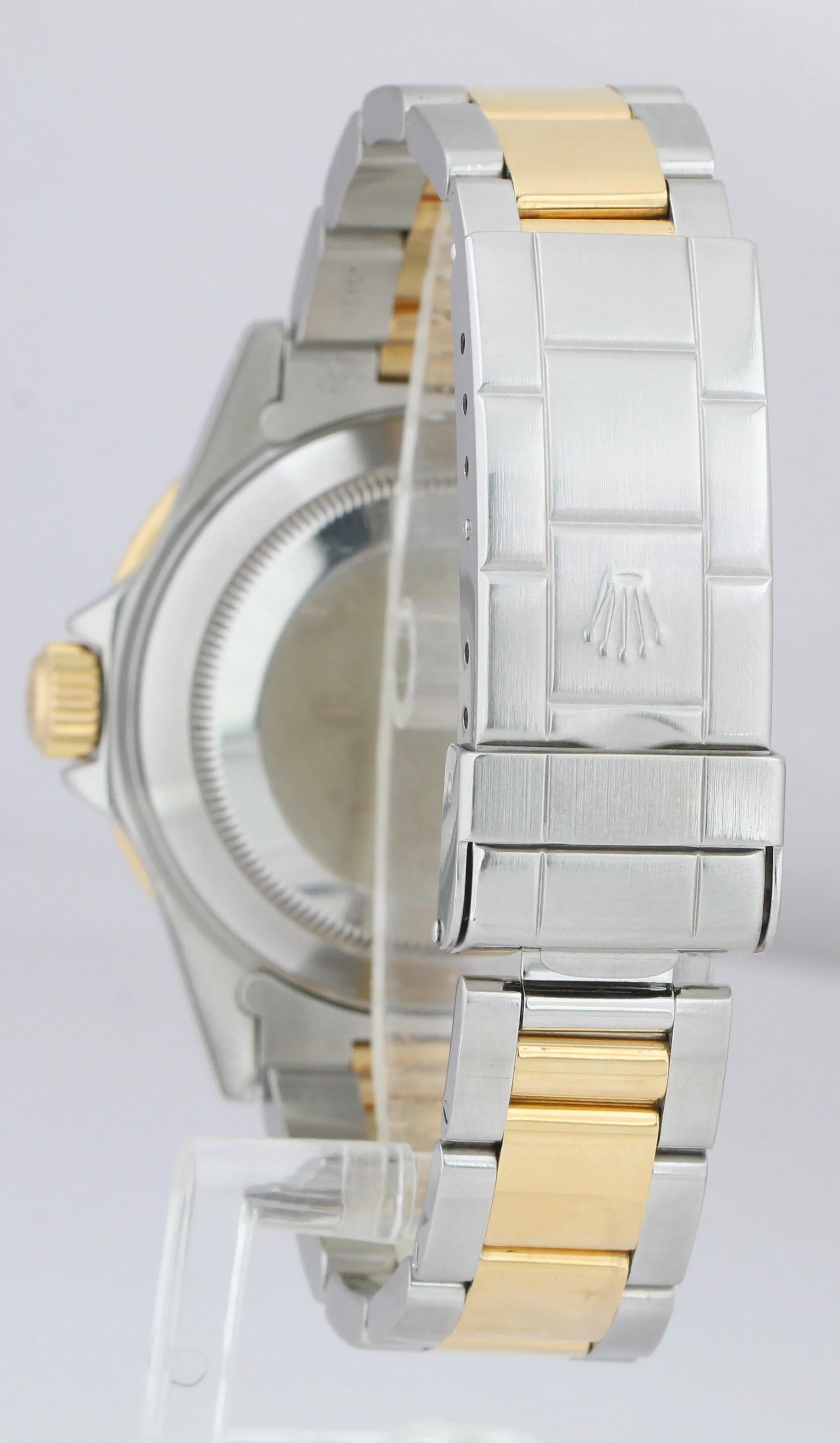 Rolex Submariner Date Two-Tone Steel Gold Blue 40mm Watch 16613 LB BOX PAPERS
