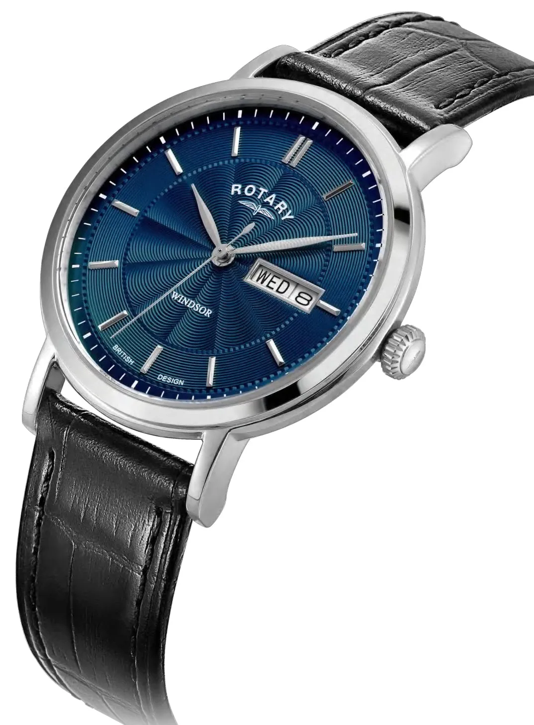 Rotary Watch Windsor 3 Hands Mens