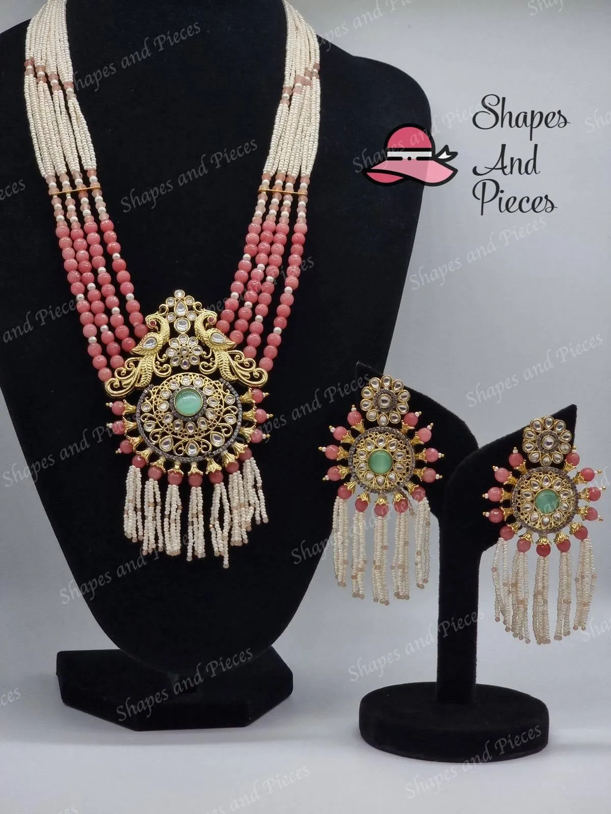 Royal Peacock Necklace Set