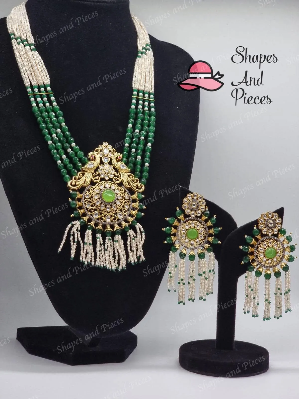 Royal Peacock Necklace Set
