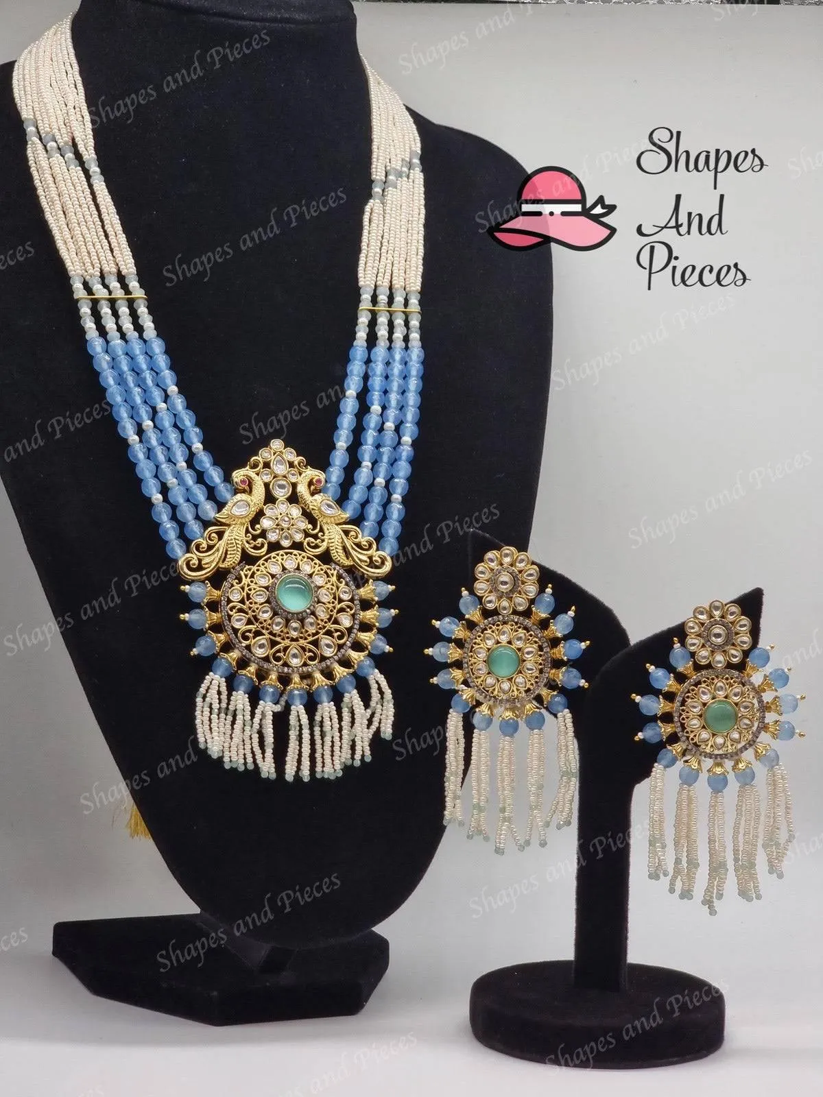 Royal Peacock Necklace Set