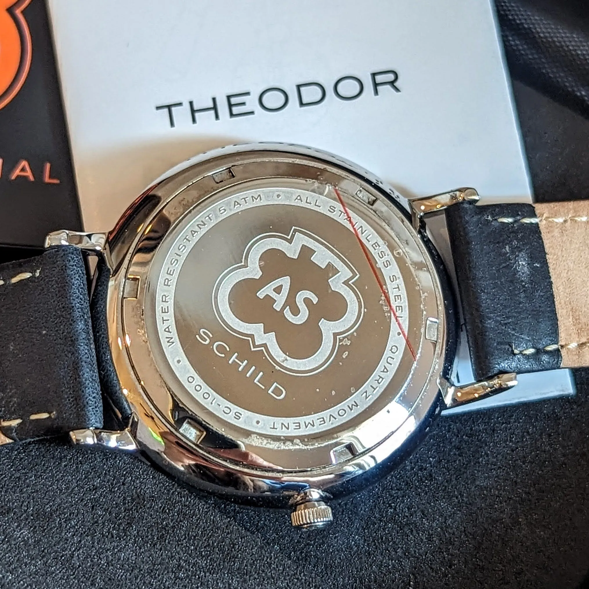 SCHILD Theodor Wristwatch SC-1000 Quartz Watch 42mm Waterproof - BOX & Papers!