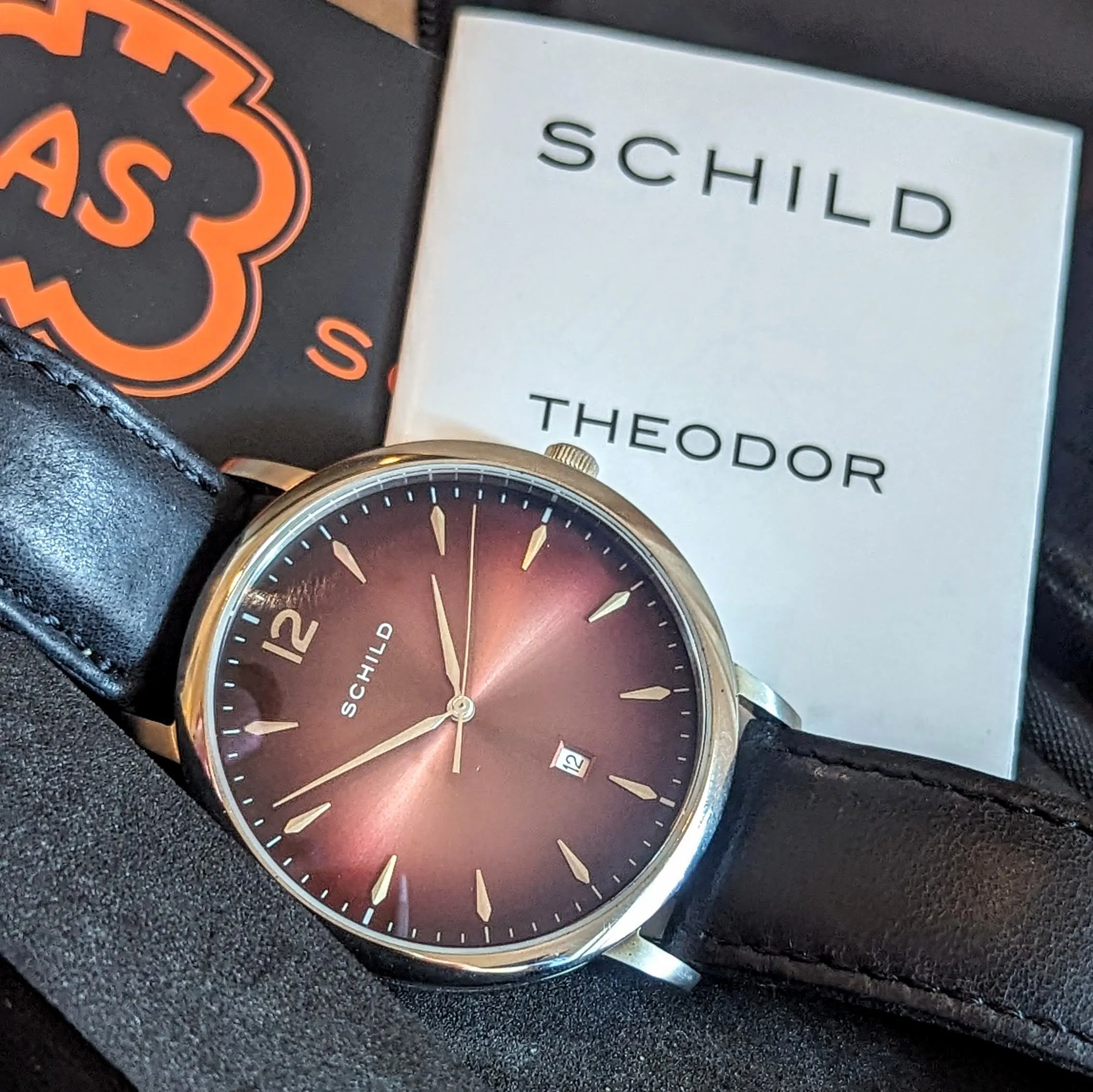SCHILD Theodor Wristwatch SC-1000 Quartz Watch 42mm Waterproof - BOX & Papers!