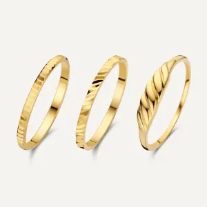 Silhouettes Rings Set