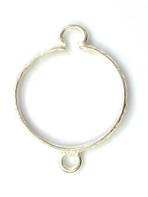 Silver Crimp Cap , Sku#SP8604