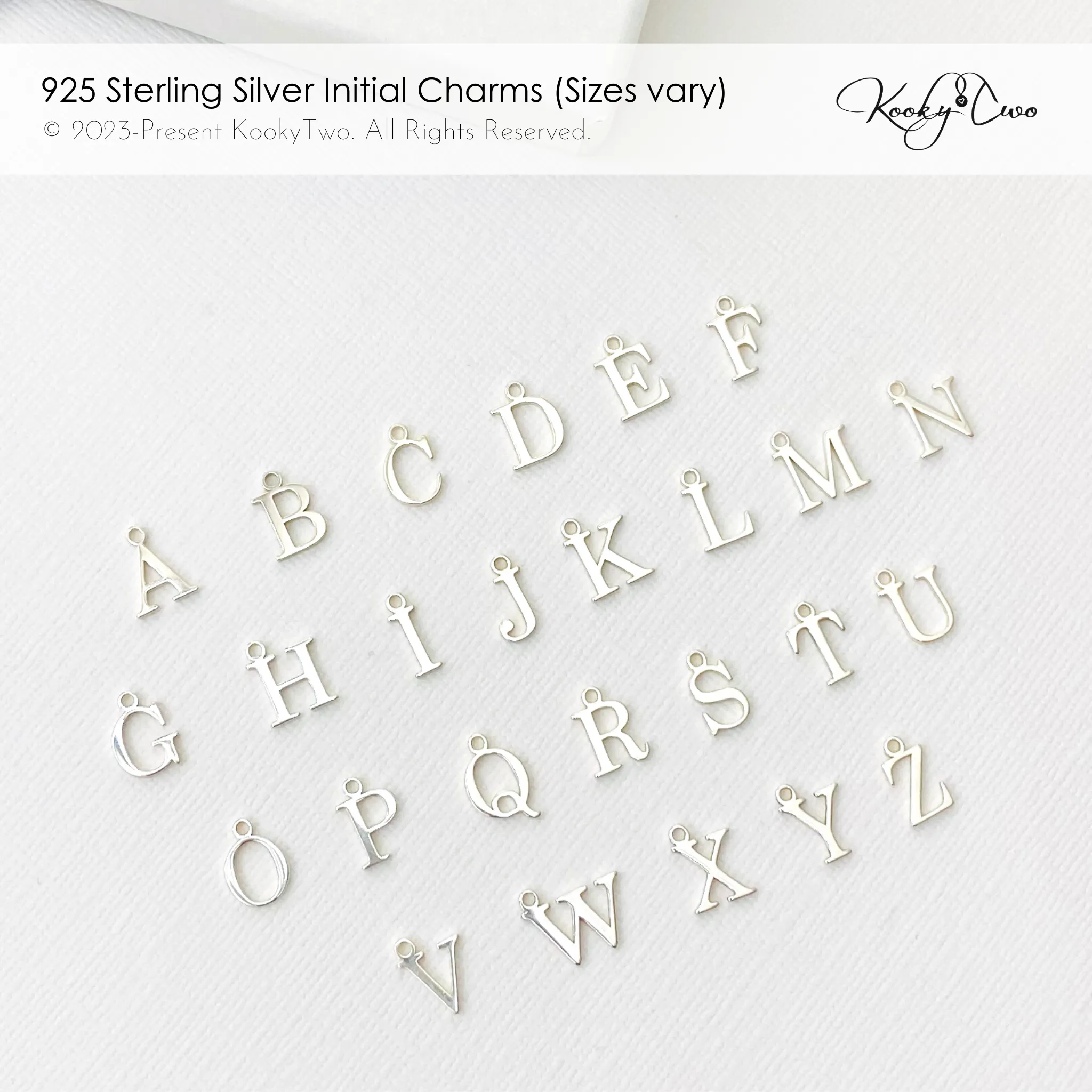 Silver Initial Bracelet