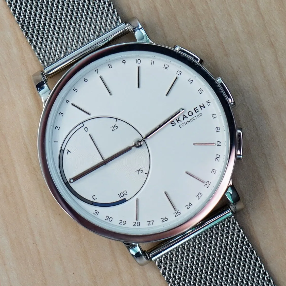 SKAGEN Connected Hagen Hybrid Smartwatch SKT1100 Model NDW2G Wristwatch - Box & Papers