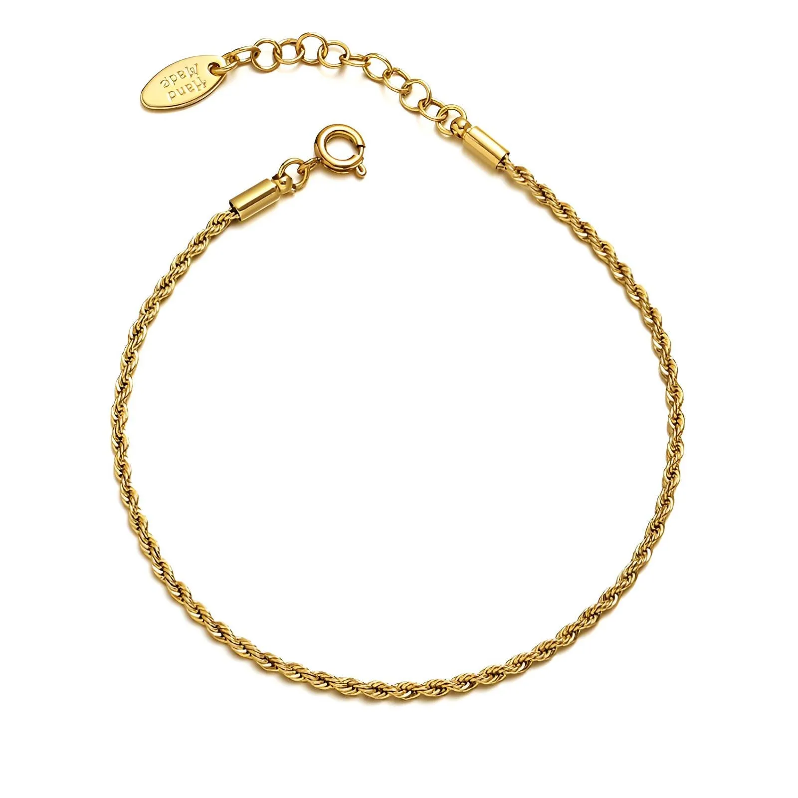 Sleek Cable Chain Bracelet – 18K Gold