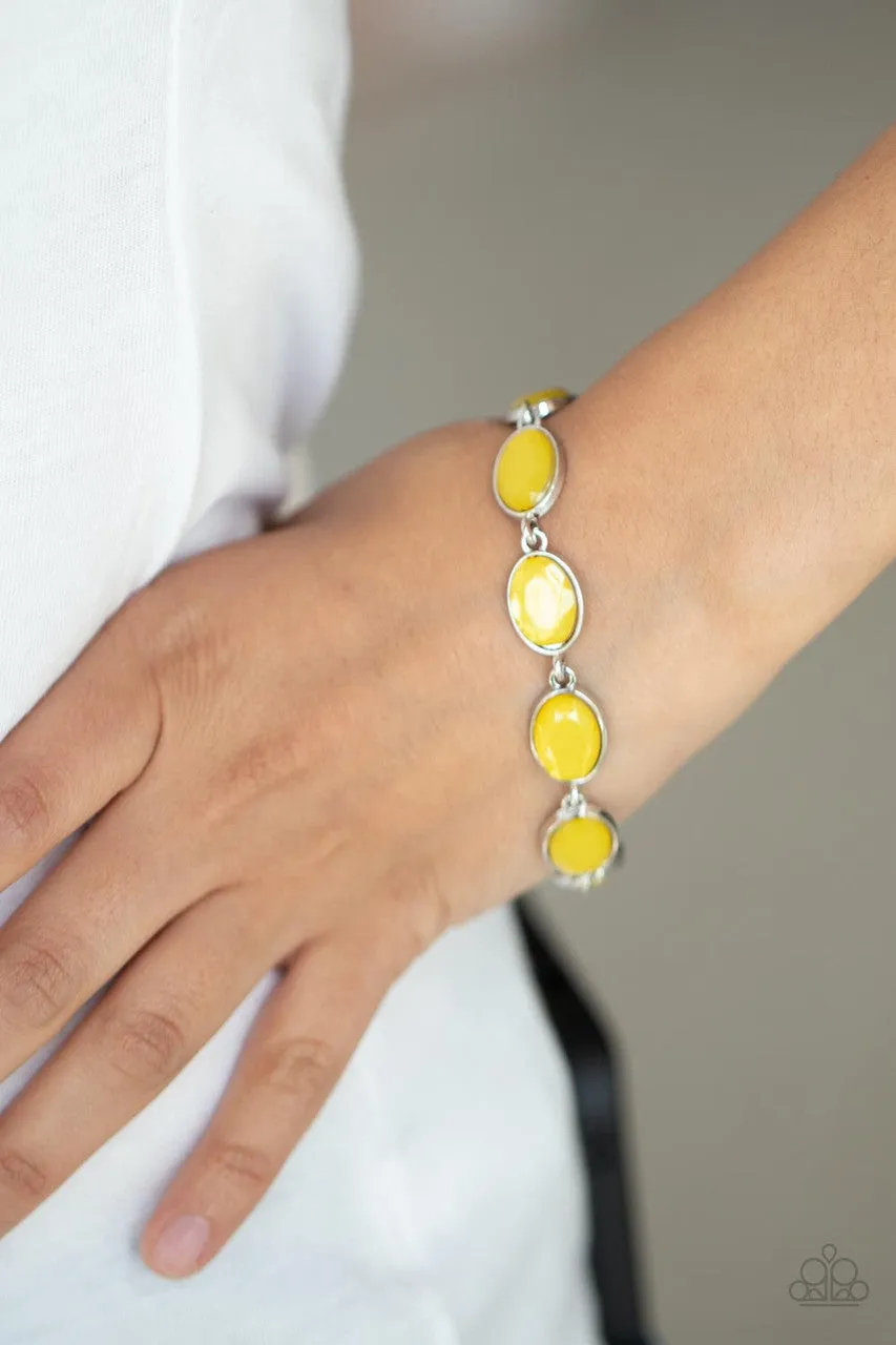 Smooth Move Yellow Paparazzi Bracelet
