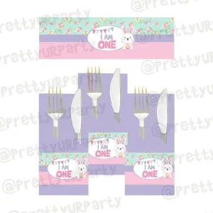 Some Bunny is One Theme Napkin Rings
