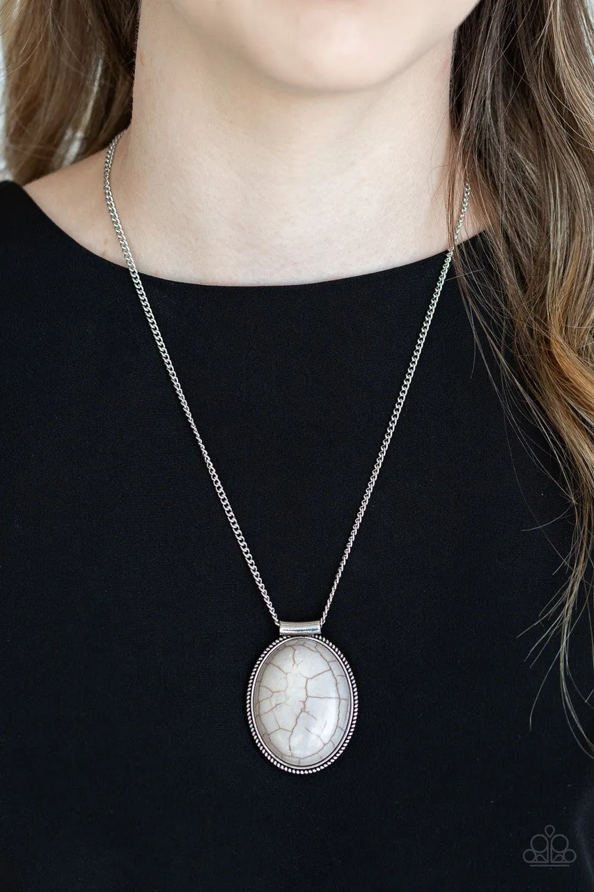 Southwest Showdown Silver Paparazzi Necklace
