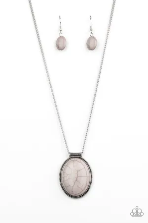 Southwest Showdown Silver Paparazzi Necklace