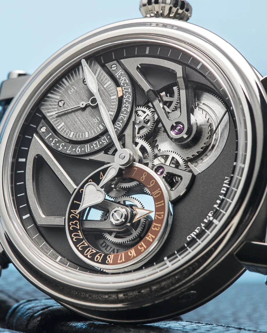 Speake-Marin Openworked Dual Time Titanium 38mm (Special Order)